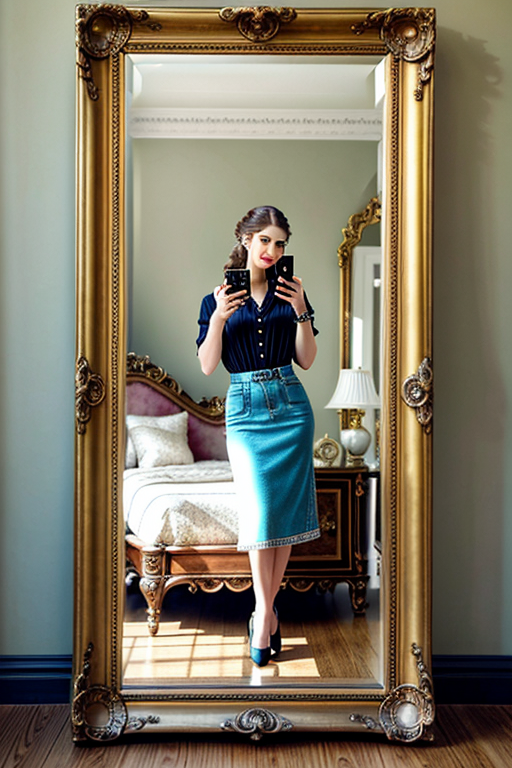 aesthetic mirror selfie girl quotes